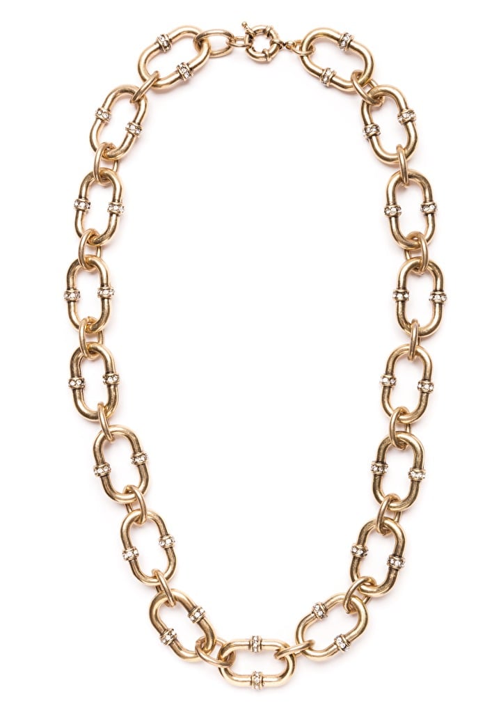 Gold Exquisite Chain Statement Necklace