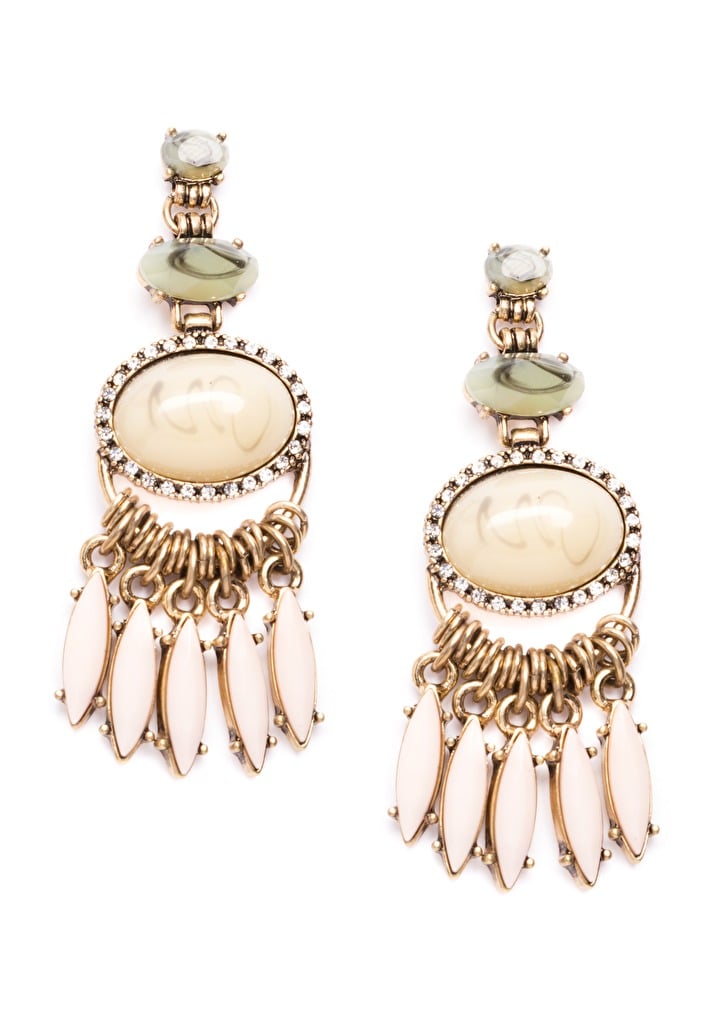 Peach Passion Statement Earrings