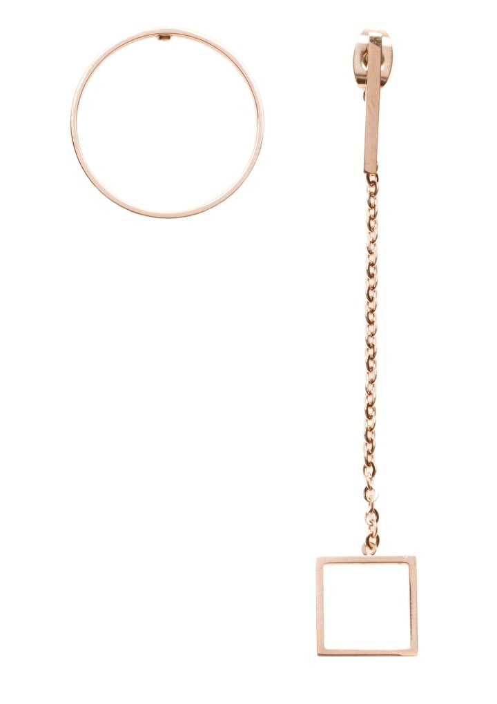 Geometric Asymmetrical Earrings