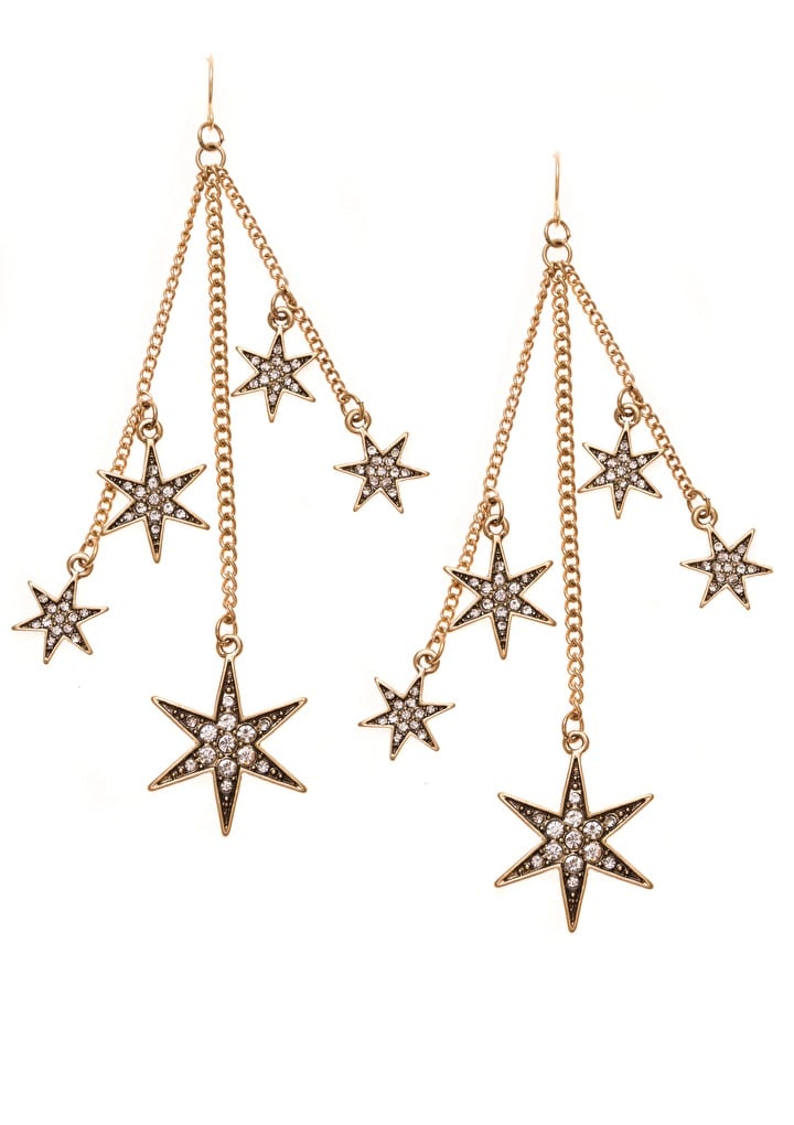 Star Chain Earrings