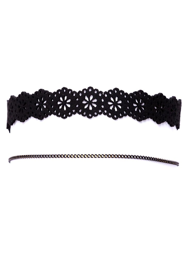 Lace Style Layered Choker