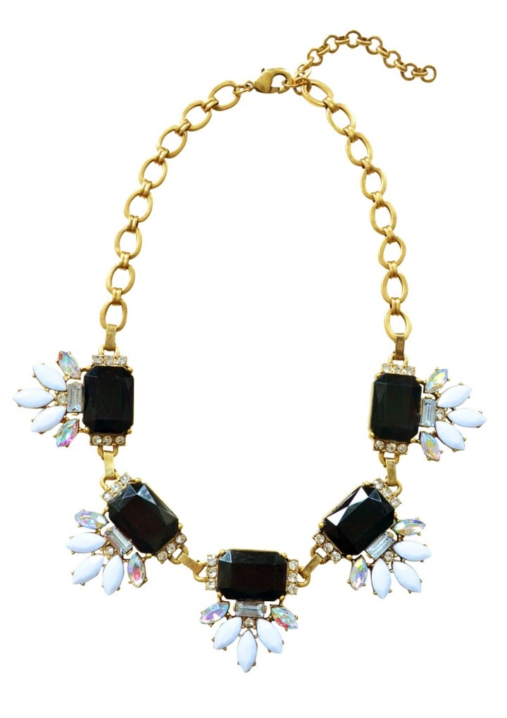 Black And White Statement Necklace