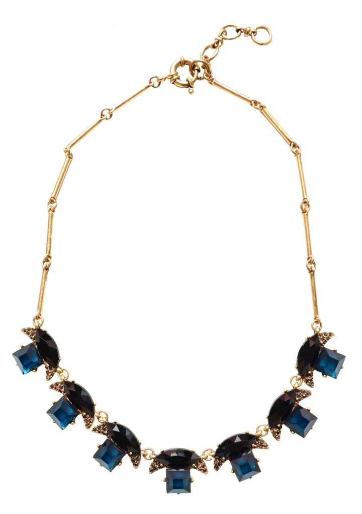 Navy and Black Statement Necklace