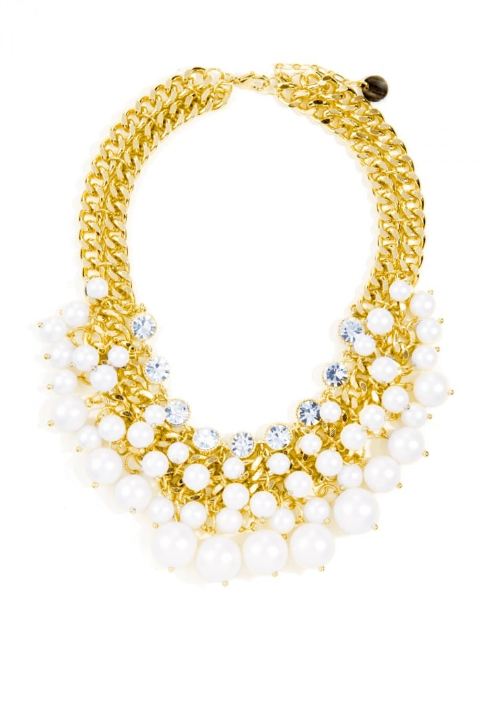 Pearl Blossom Statement Necklace