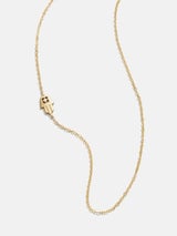 18K Gold Asymmetrical Hamsa Necklace