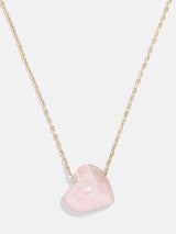 Juno Rose Quartz Necklace