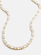 Kerri 18K Gold Adjustable Tennis Necklace