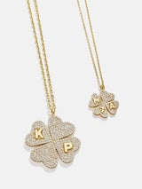 Clover 18K Gold Custom Pendant Necklace