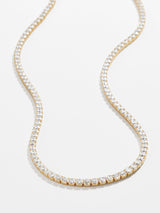 Bennett 18K Gold Tennis Necklace