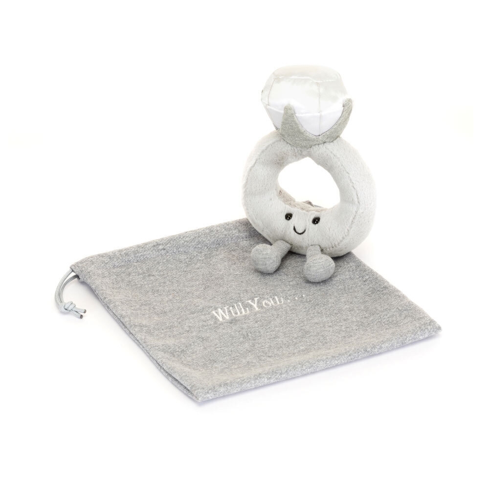 Amuseables Diamond Ring with Personalised Bag