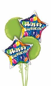 Birthday Balloons Bouquet (Standard)