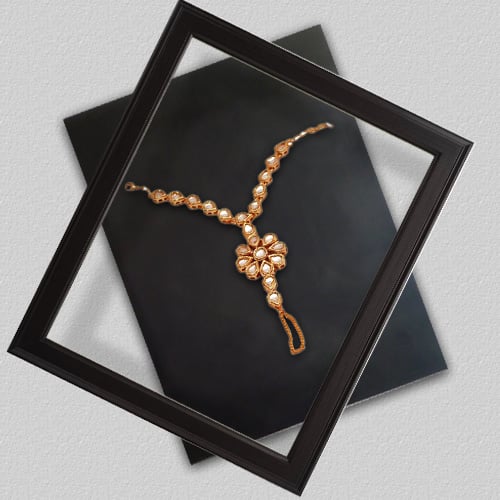 Kundan Style Hand Accessory
