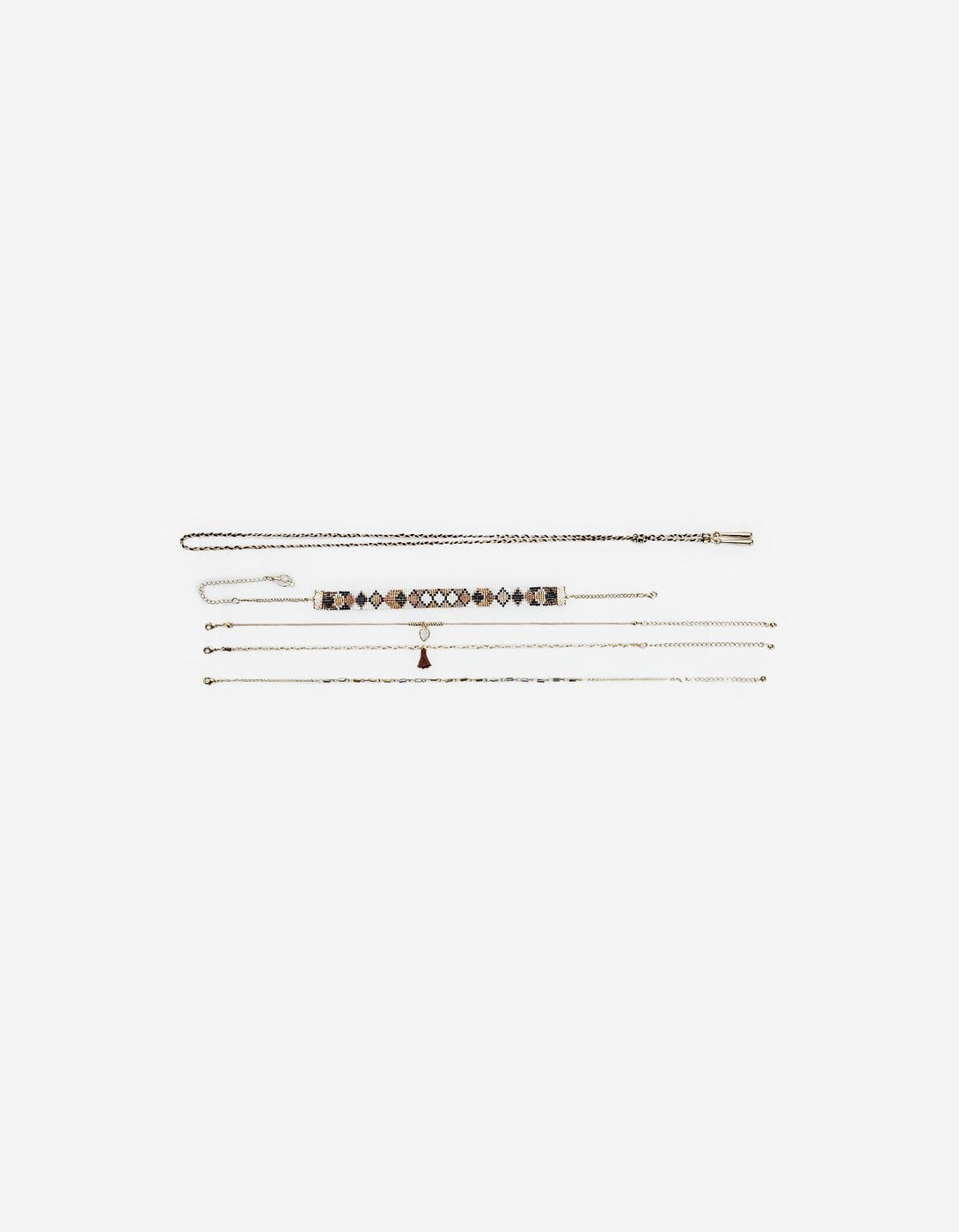 Set Of 5 70’S Necklaces