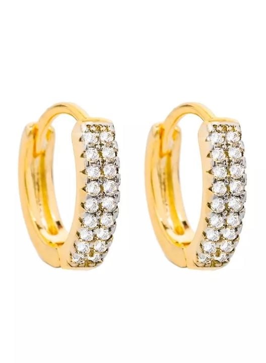18k Gold Plated Kamiko Hoop Earrings