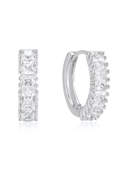 Kaylin Diamond Hoop Earrings