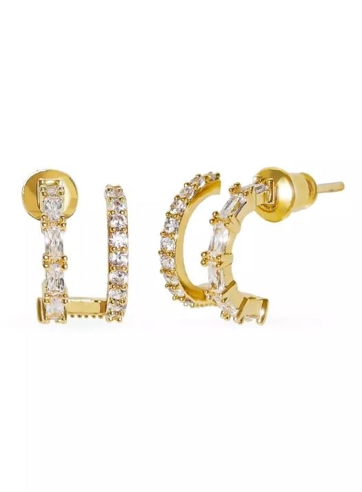 14k Gold Plated Yamada Stud Earrings