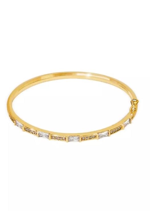 Mikana 14k Gold Plated Nichika Bangle Bracelet
