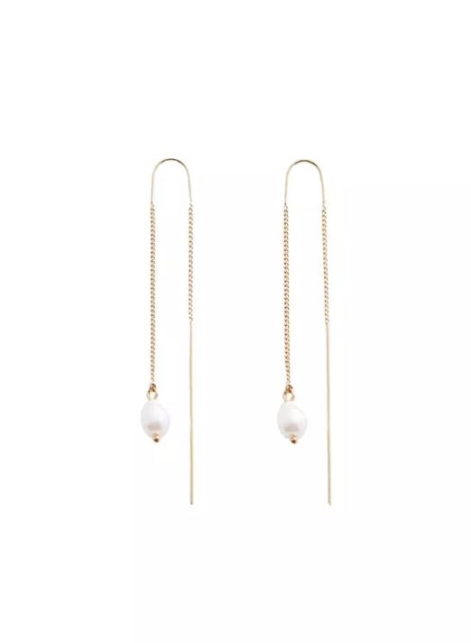 Pearl Thread Earrings