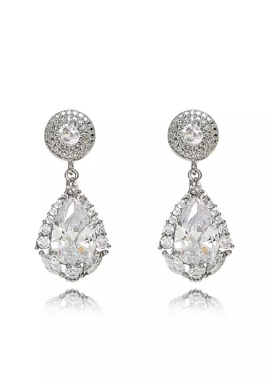 Teardrop Bridal Earrings 3396LK