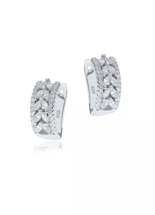 Ceasera Silver 925 Zirconia Earrings