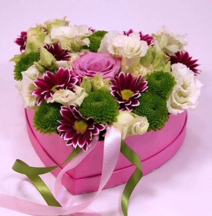 My heart is yours! - Flower Box (Medium)