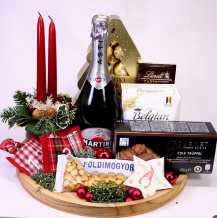 Sweet Christmas bomb with Martini champagne