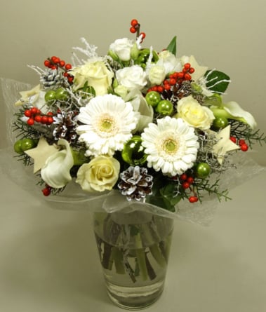 Christmas holiday - white bouquet (Medium)