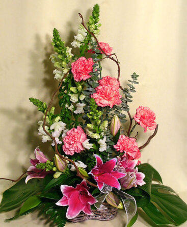 Retro Flower Basket