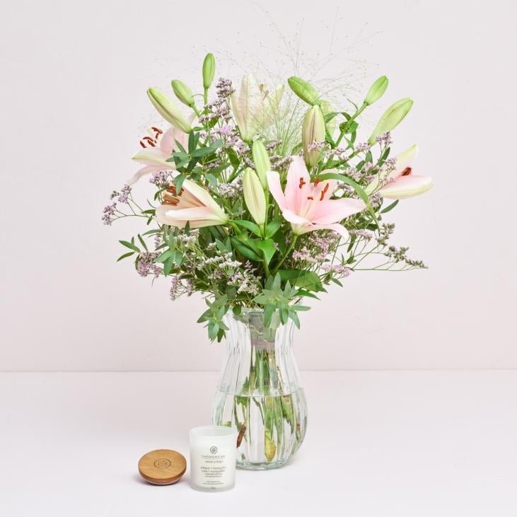 The one for my sweetie with scented candles