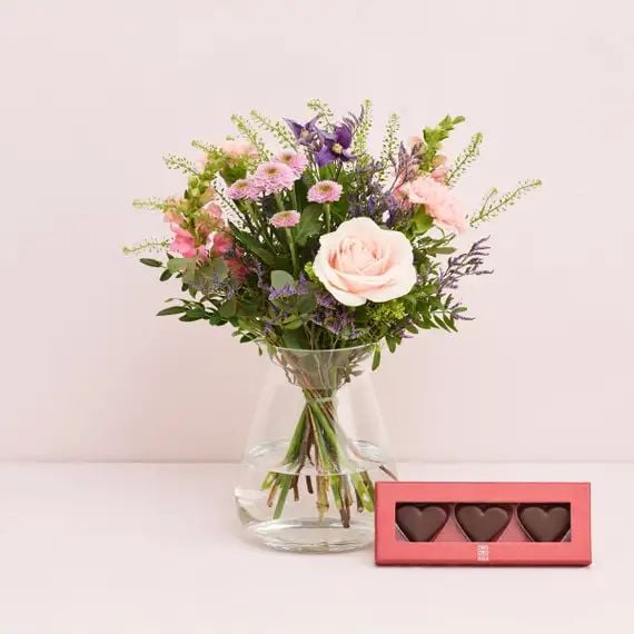 The sweetest for mom with marzipan hearts