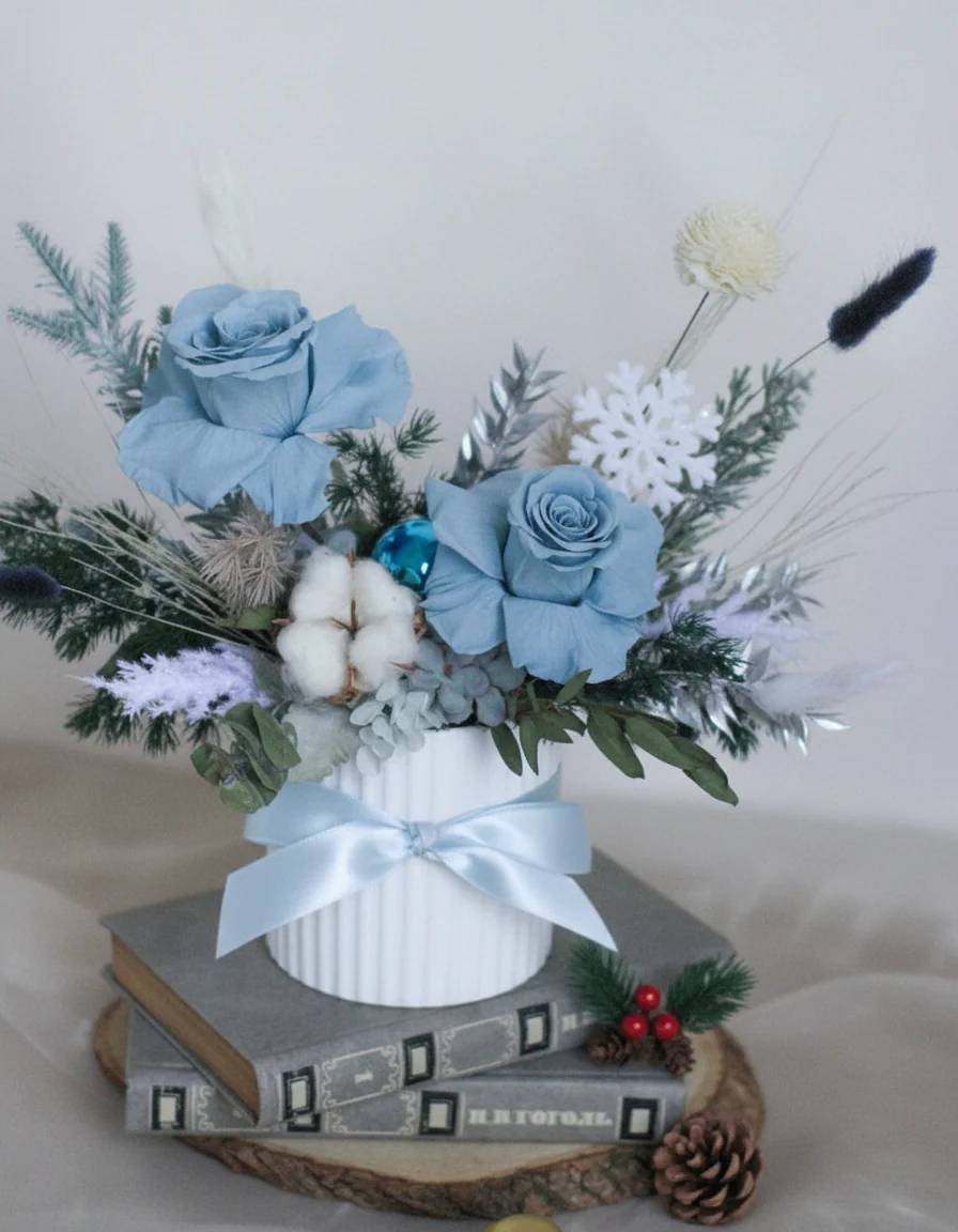 Winter Table Centerpiece