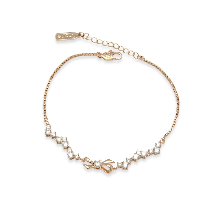 Ribbon Cubic Zirconia Bracelet