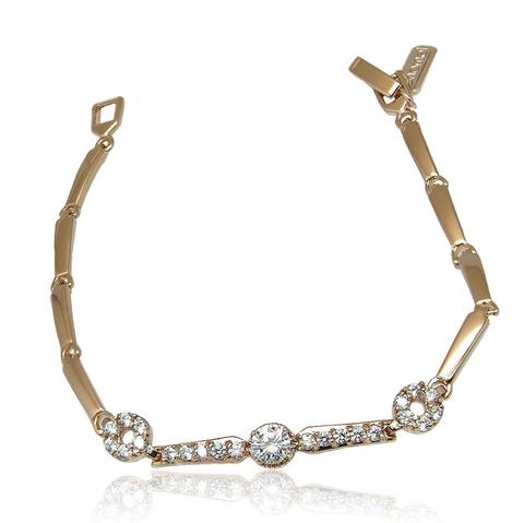 Rose Gold Cubic Zirconia Bracelet-4