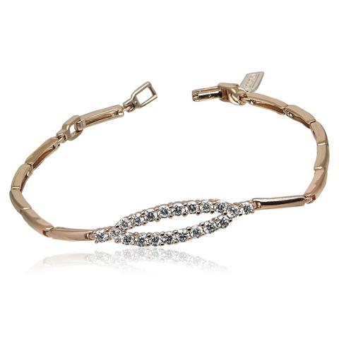 Rose Gold Cubic Zirconia Bracelet-6