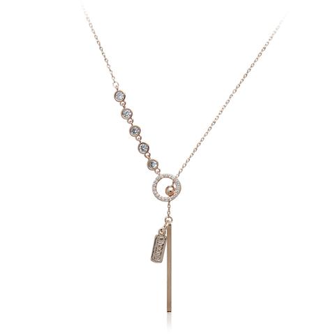Cubic Zirconia Long Necklace