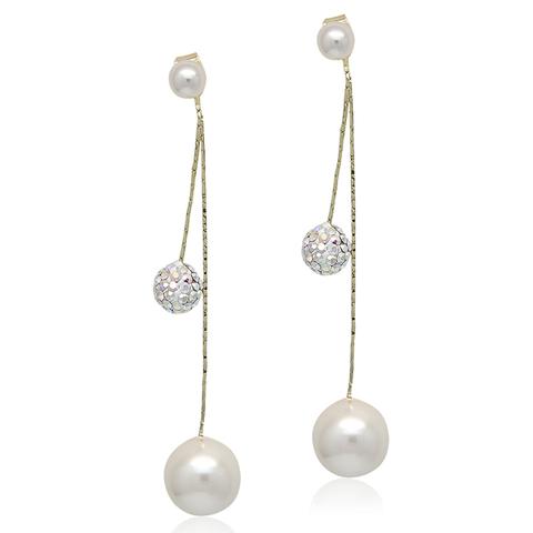 Faux Pearl Drop Earring-1