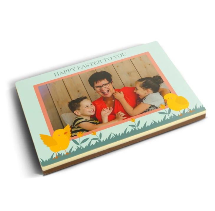 Personalised Chocolate Greeting Card