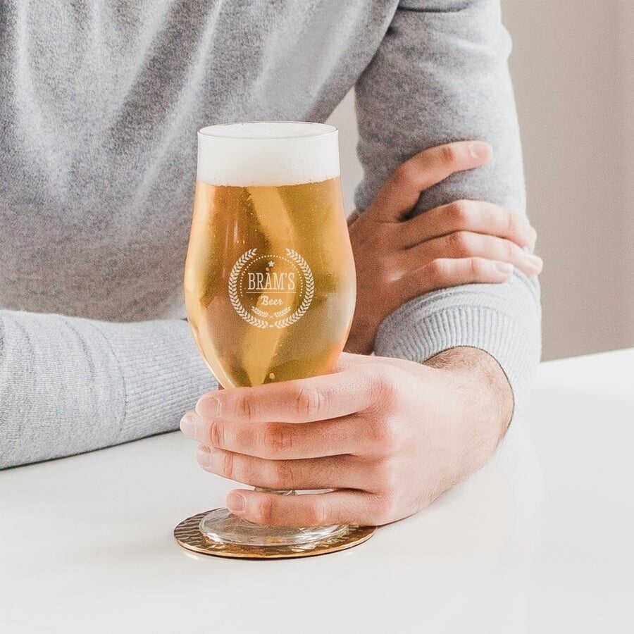 Beer glass with name (1 Stuk)