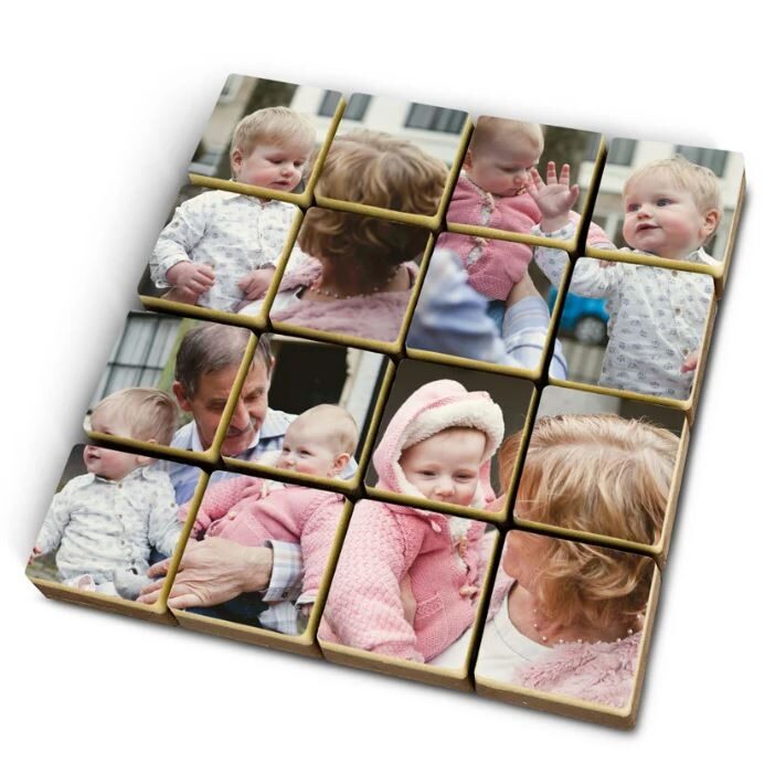Chocolate blocks with picture (16 pcs)