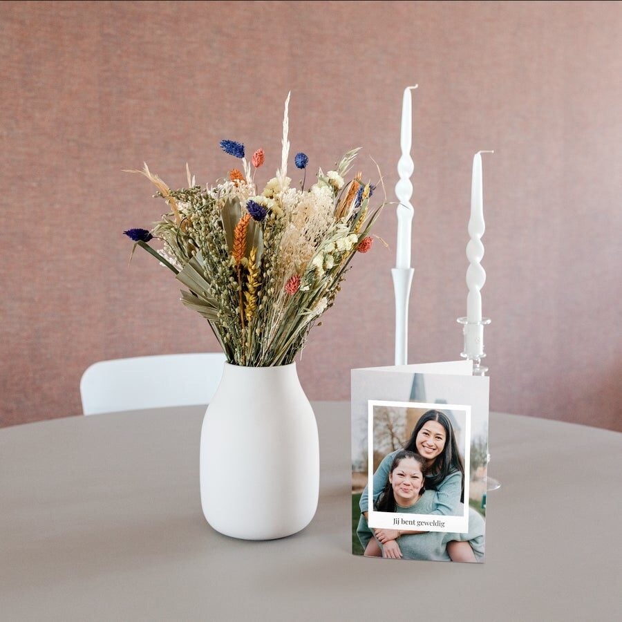 Dried flowers gift