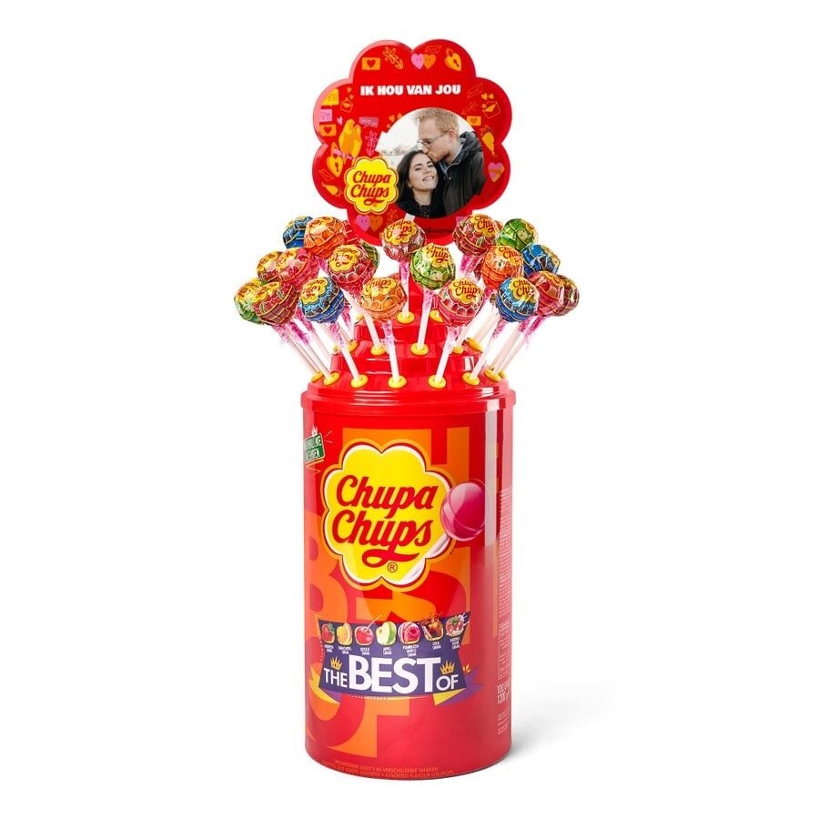 Chupa Chups lolly toren (100 lollys)