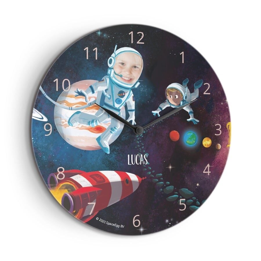 Children's clock with name (M)