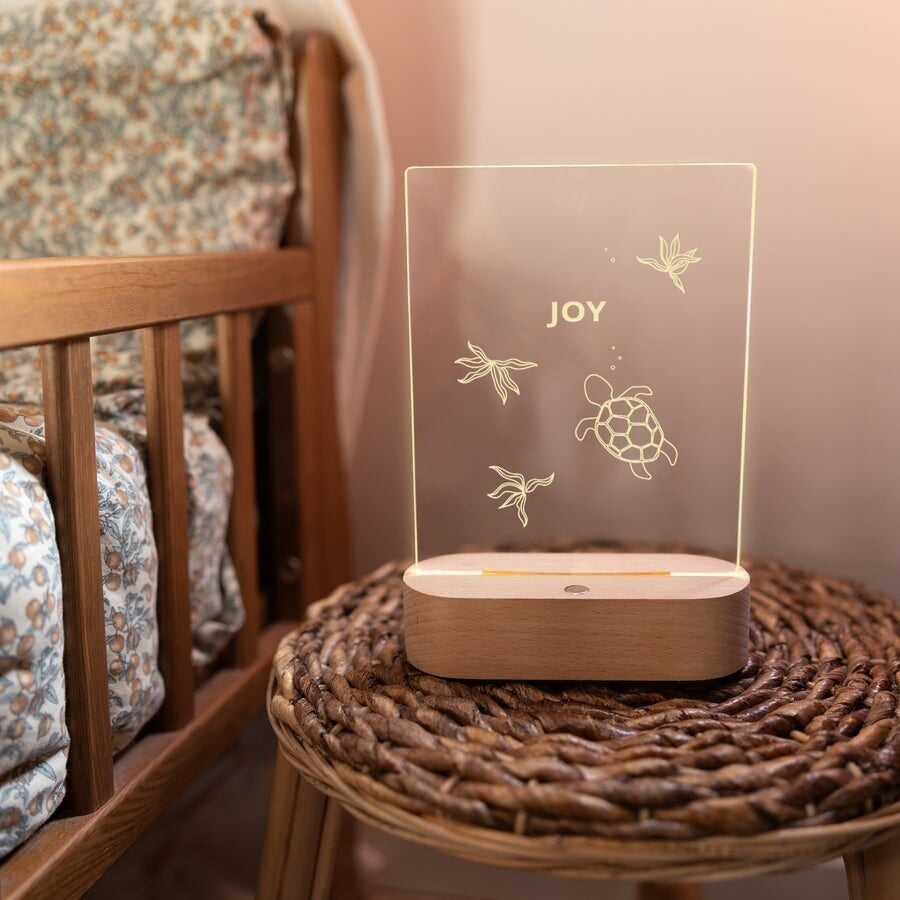 Lamp with name