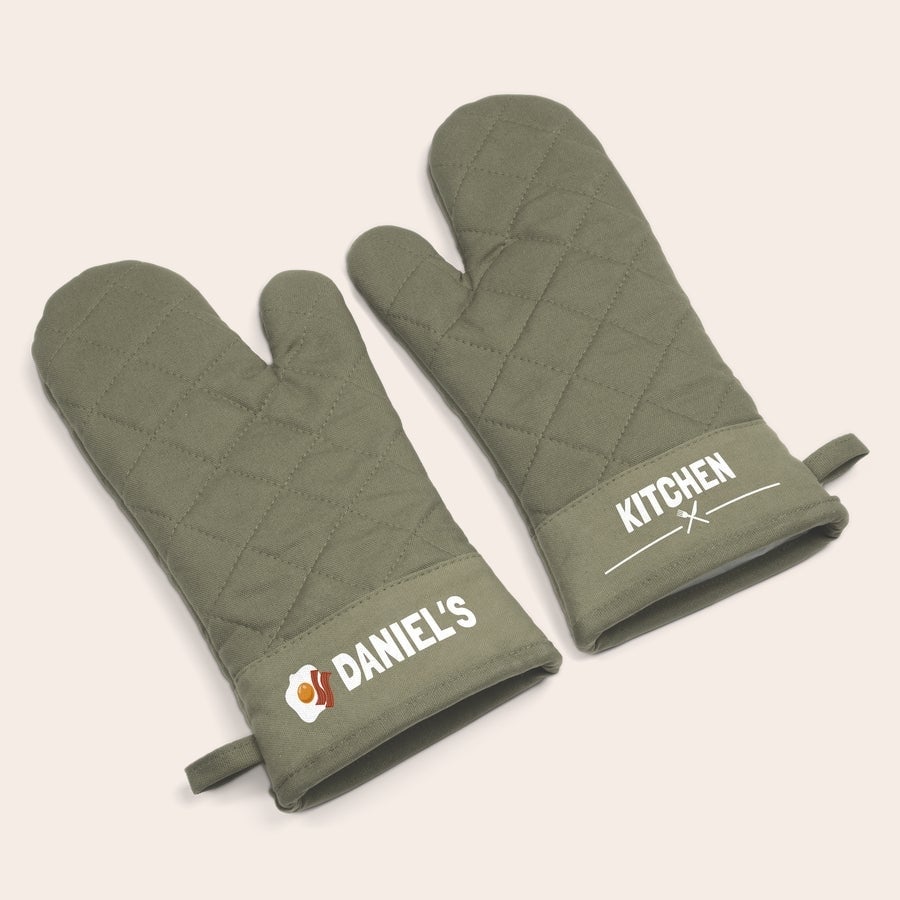 Print oven mitts