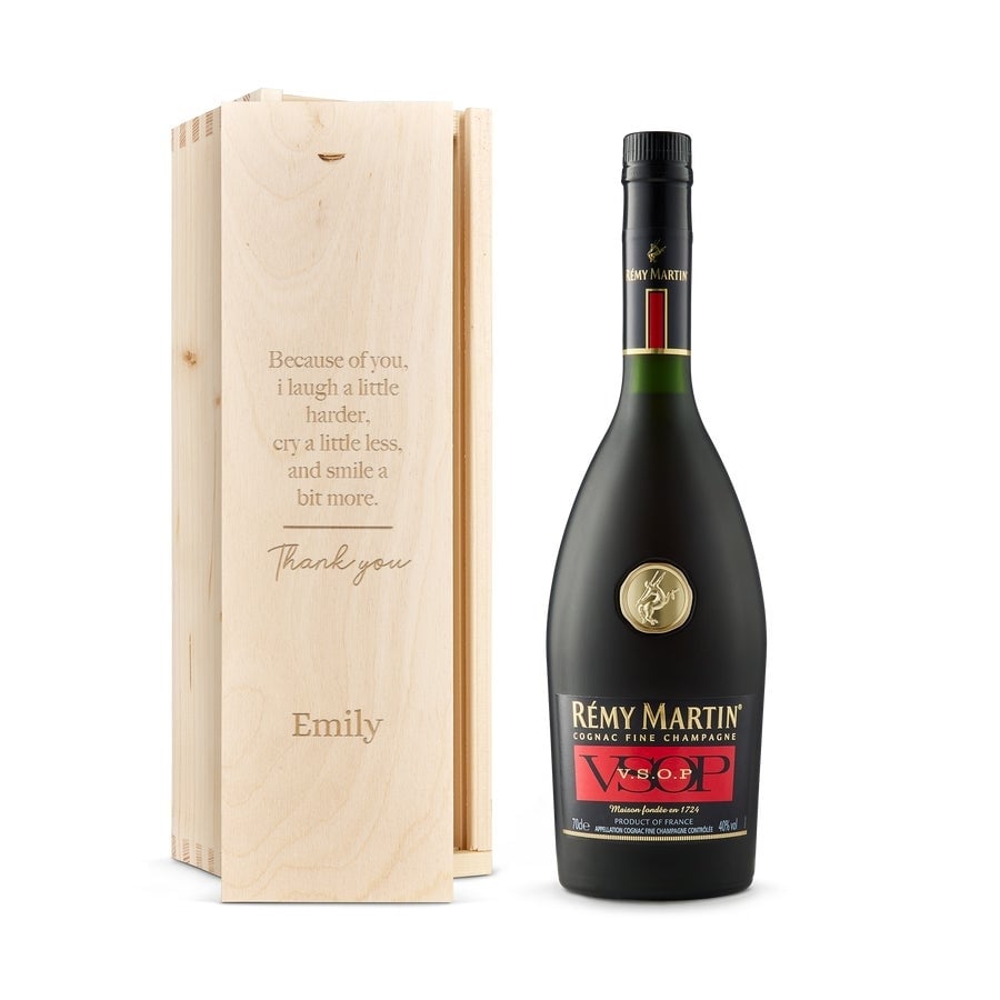 Personalised Brandy Gift - Remy Martin VSOP