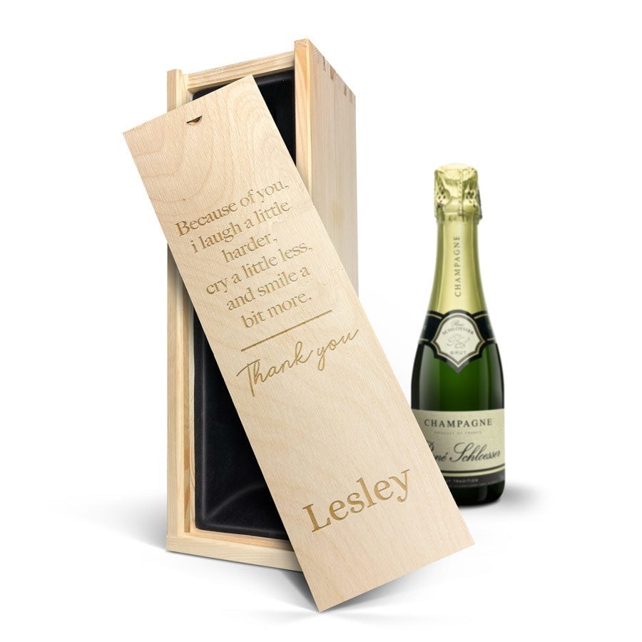 Personalised Champagne - RenÃ© Schloesser (375ml)