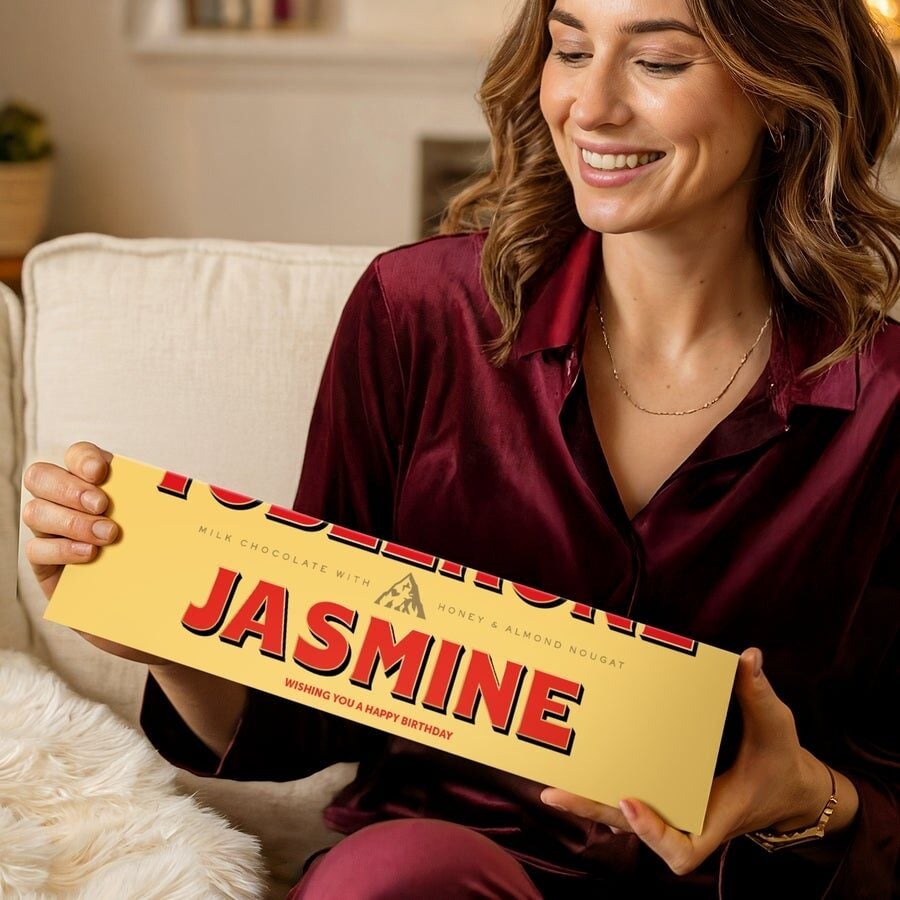 Personalised Toblerone Chocolate Bar (M - 200 grams)