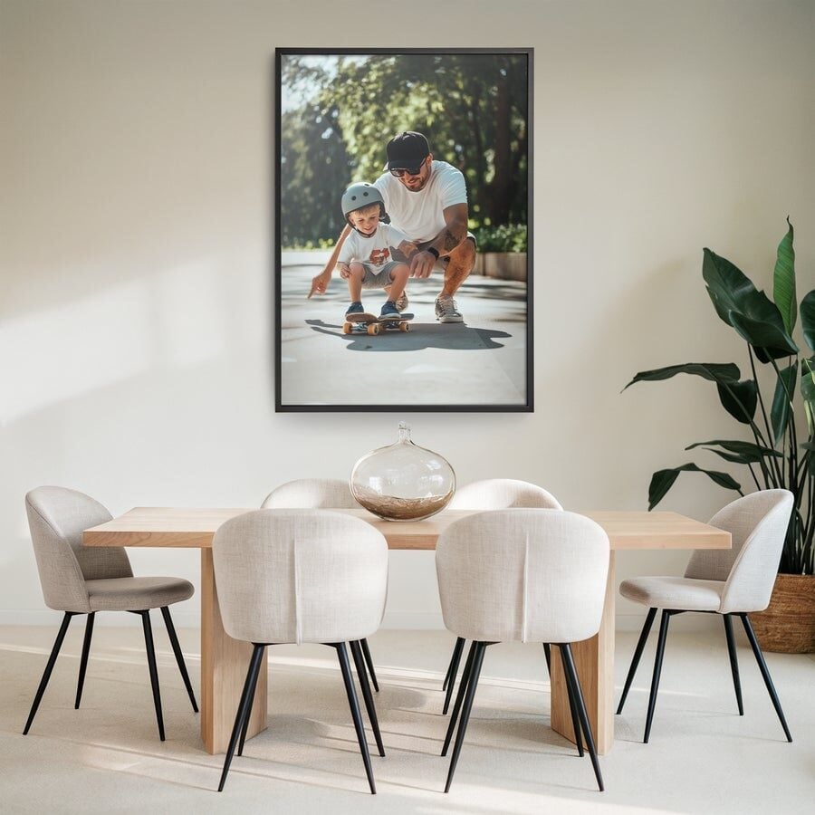 Personalised photo print with frame (40 x 50 cm)