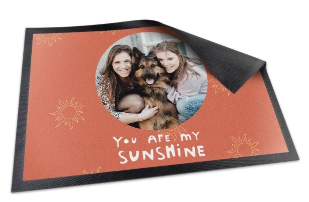 Doormat with photo (105 x 70 cm)