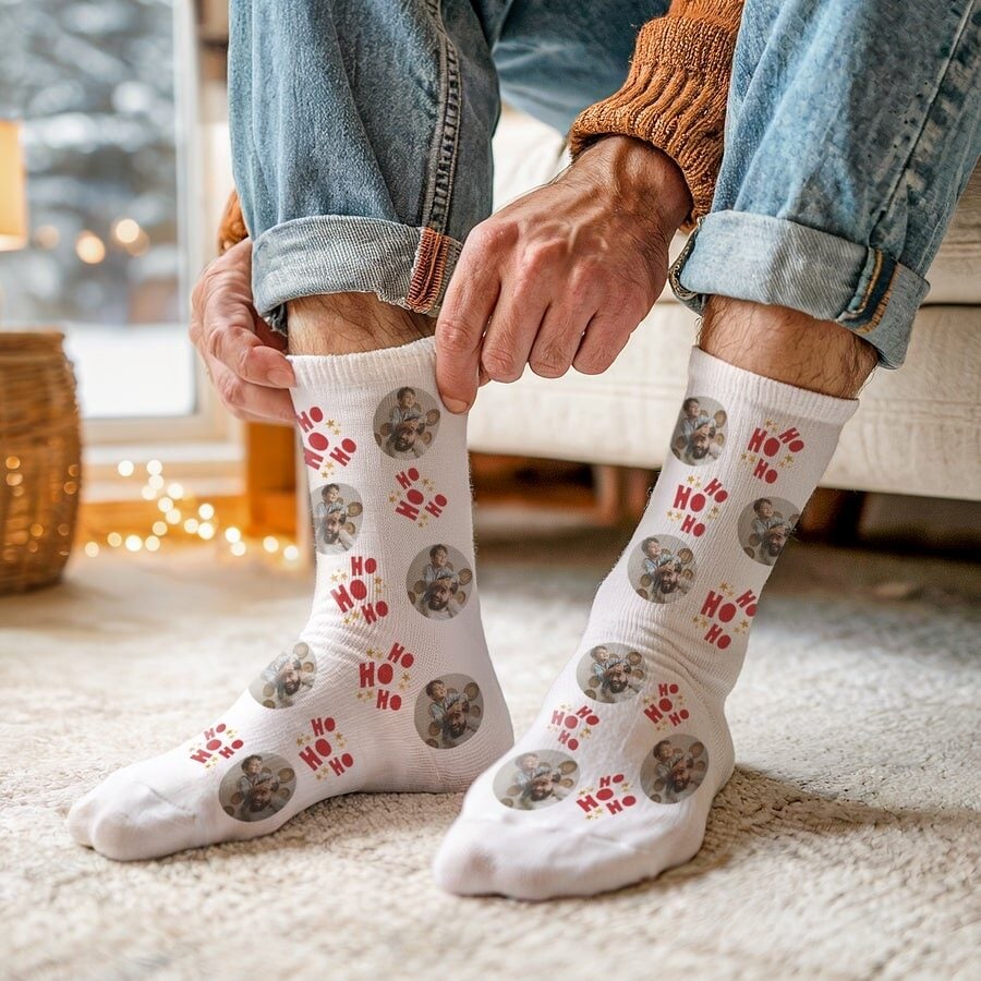 Socks with photo (Size 35-38)